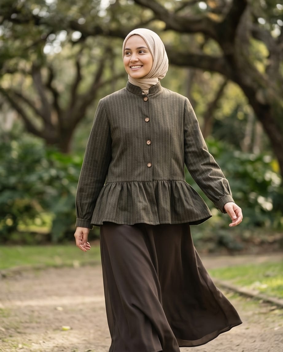 Ensemble élégant  – Jupe longue & veste structurée BORDAH