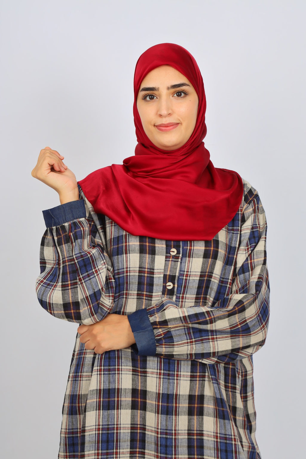 Chemise-Robe à carreaux